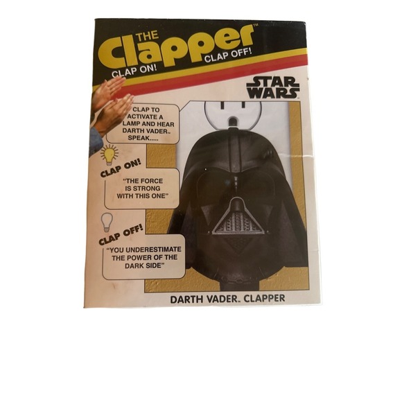 Star Wars Darth Vader The Clapper Sound Activated Wall Switch Joseph Enterprises - Picture 4 of 6